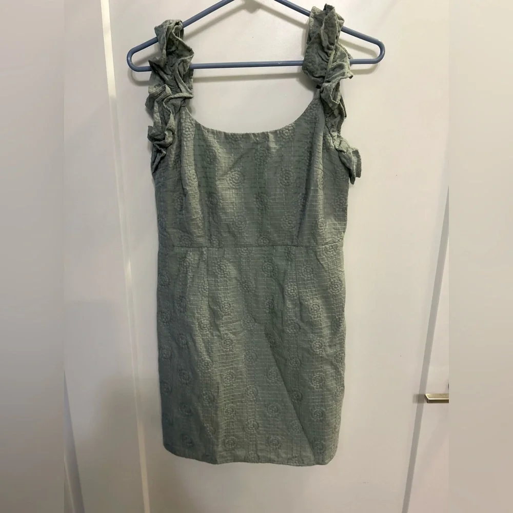 NWT Selfie Leslie Annie Ruffle Shoulder Mini Dress - Picture 2 of 11